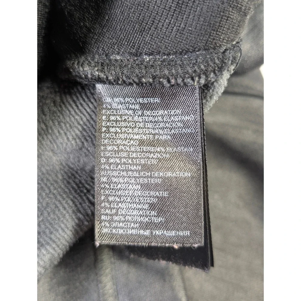 The North Face Mens XL Full Zip Fleece Jacket Charcoal Grey Heathered Softshell